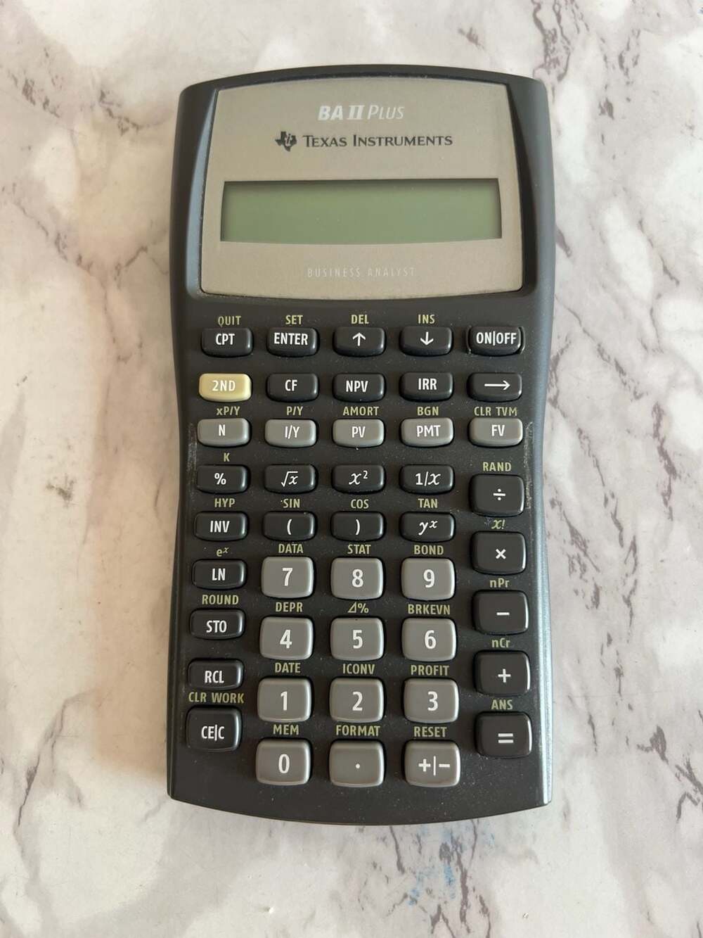 Texas Instruments BA II Plus Financial Calculator